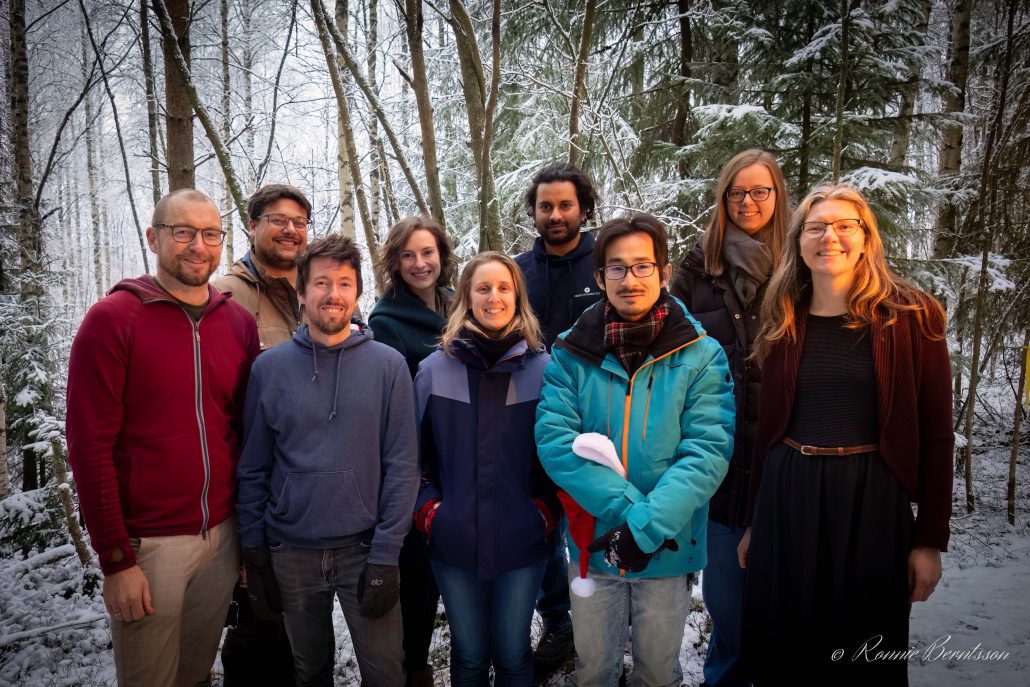 Group photo of the Berntsson lab